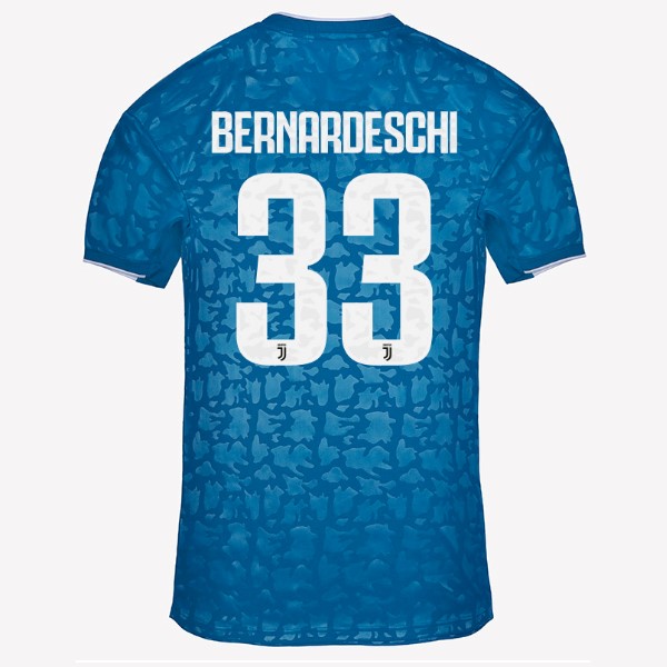 Camiseta Juventus NO.33 Bernaroeschi 3ª 2019-2020 Azul